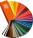 RAL Classic K5 fan-deck with 213 colours. Full page colour swatches 150x50mm. 